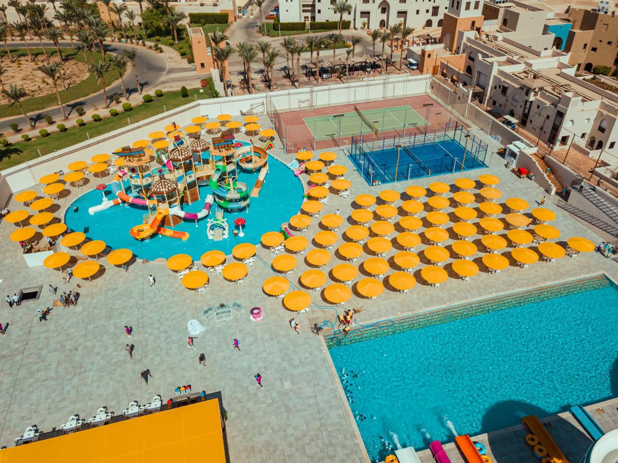 Pickalbatros Sands بورت غالب المظهر الخارجي الصورة Aerial view of the resort